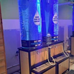 200l Round Glass Water Tank