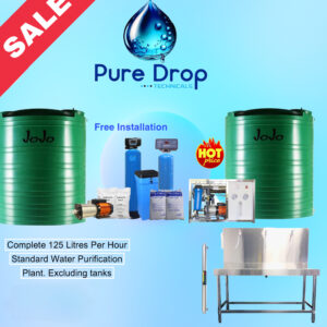 125 Litres Per Hour Standard Water Purification Plant